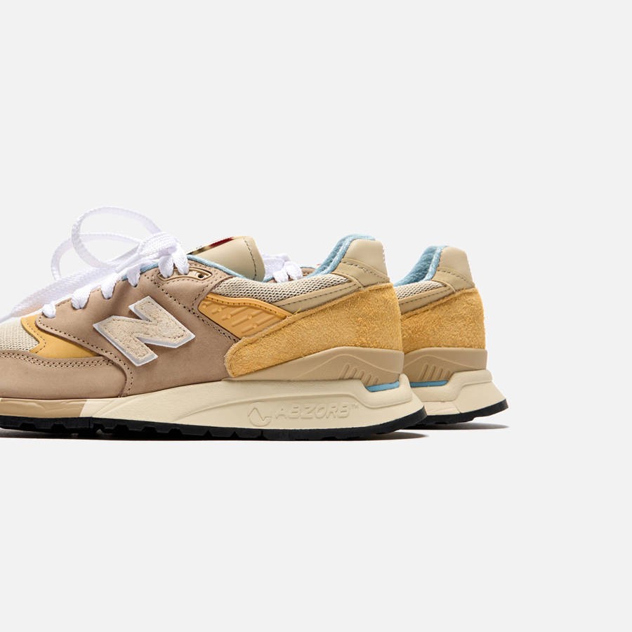Brown Men Kith New Balance Made in USA 998 Sneakers | 5936-ECQTK
