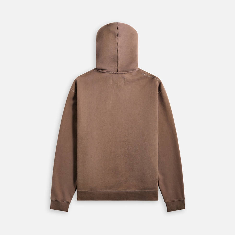 Brown Men Kith Nike Air Jordan x Travis Scott Full Zip Hoodie Sweatshirts | 1304-YUJKF
