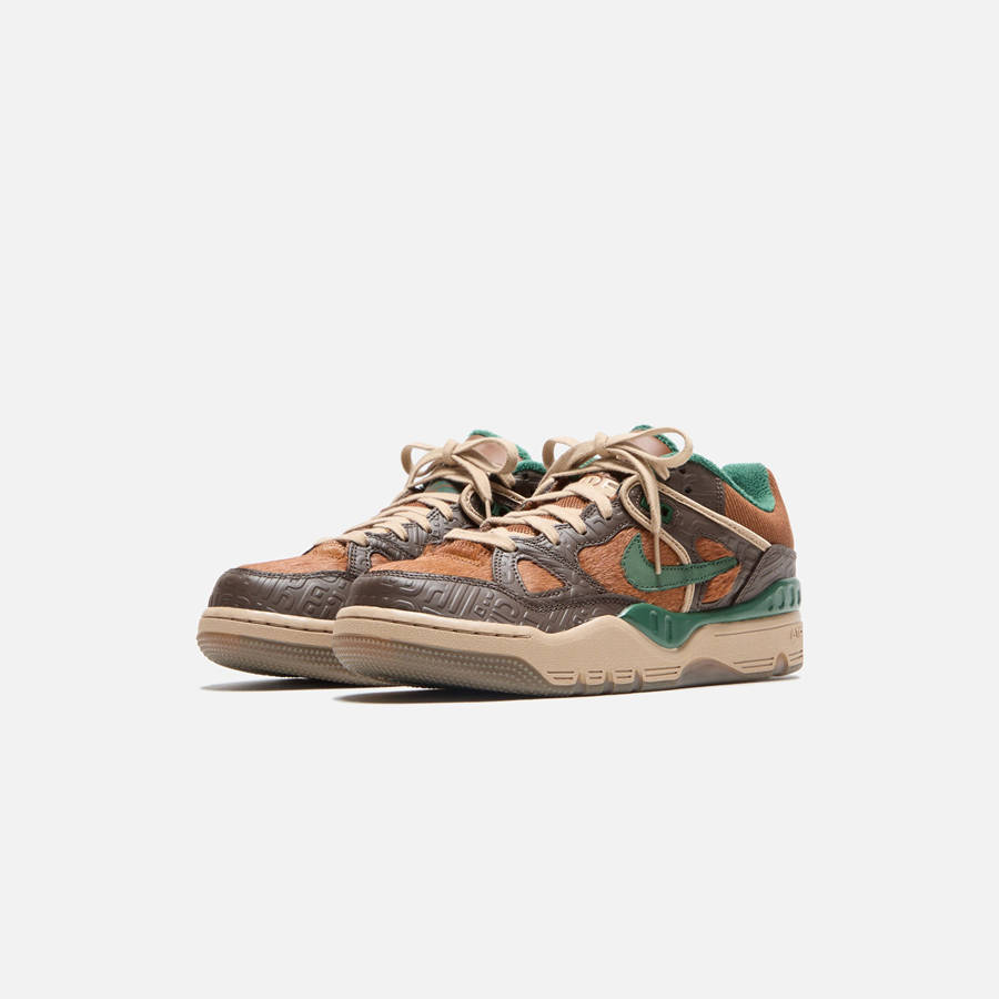 Brown Men Kith Nike x Nigo Air Force 3 Low Sneakers | 6534-WMKYC