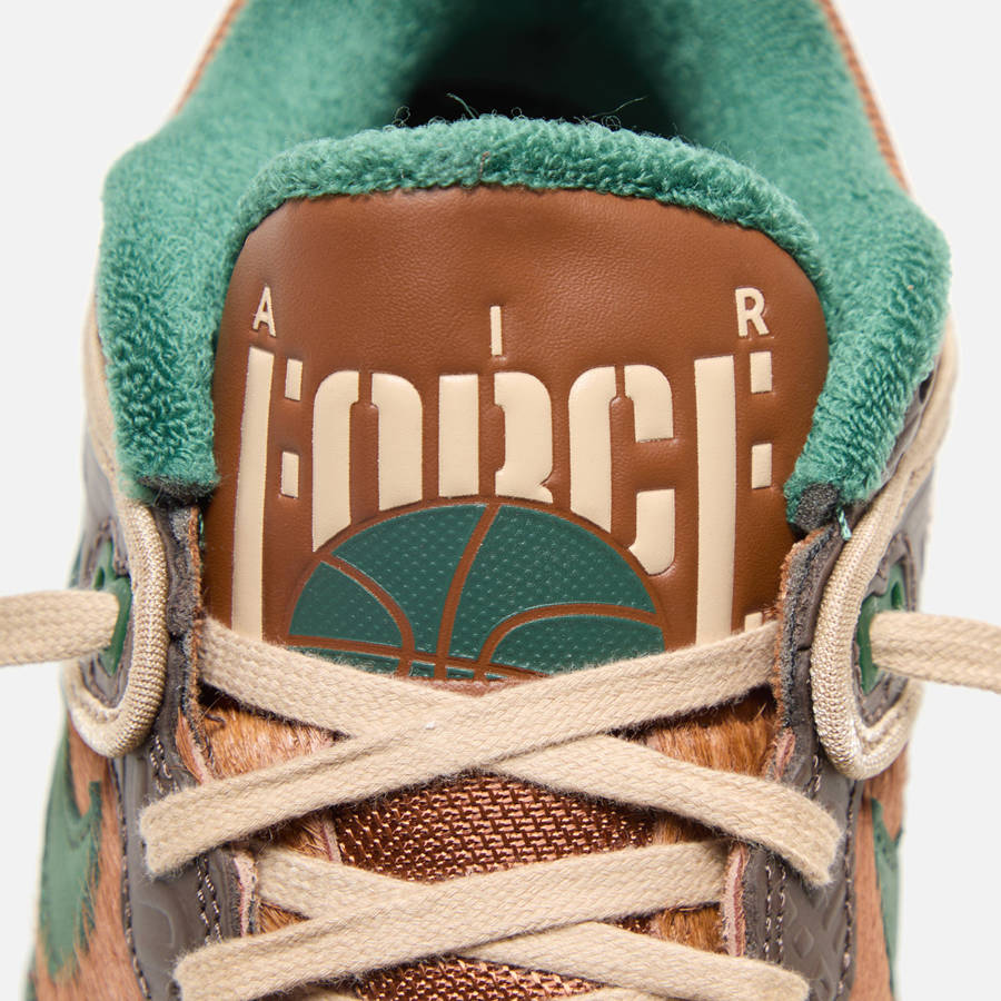 Brown Men Kith Nike x Nigo Air Force 3 Low Sneakers | 6534-WMKYC