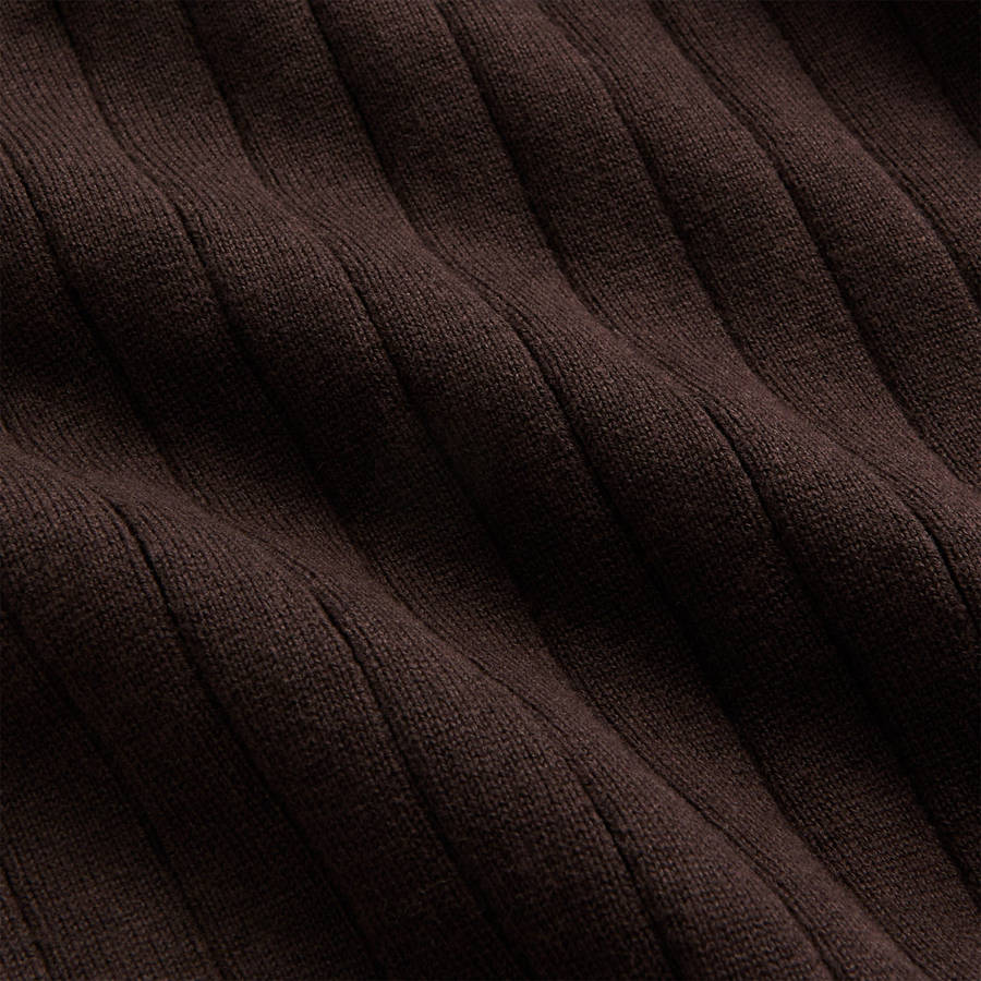 Brown Men Kith Rhys Knit Stripe Buttondown Shirts | 4109-ISCBD