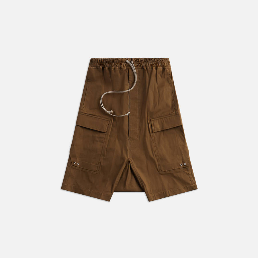 Brown Men Kith Rick Owens Cargo Pods Shorts | 5987-XRSNL