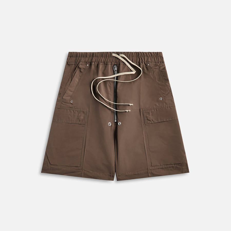 Brown Men Kith Rick Owens Cargobela Shorts | 7301-DMTXG