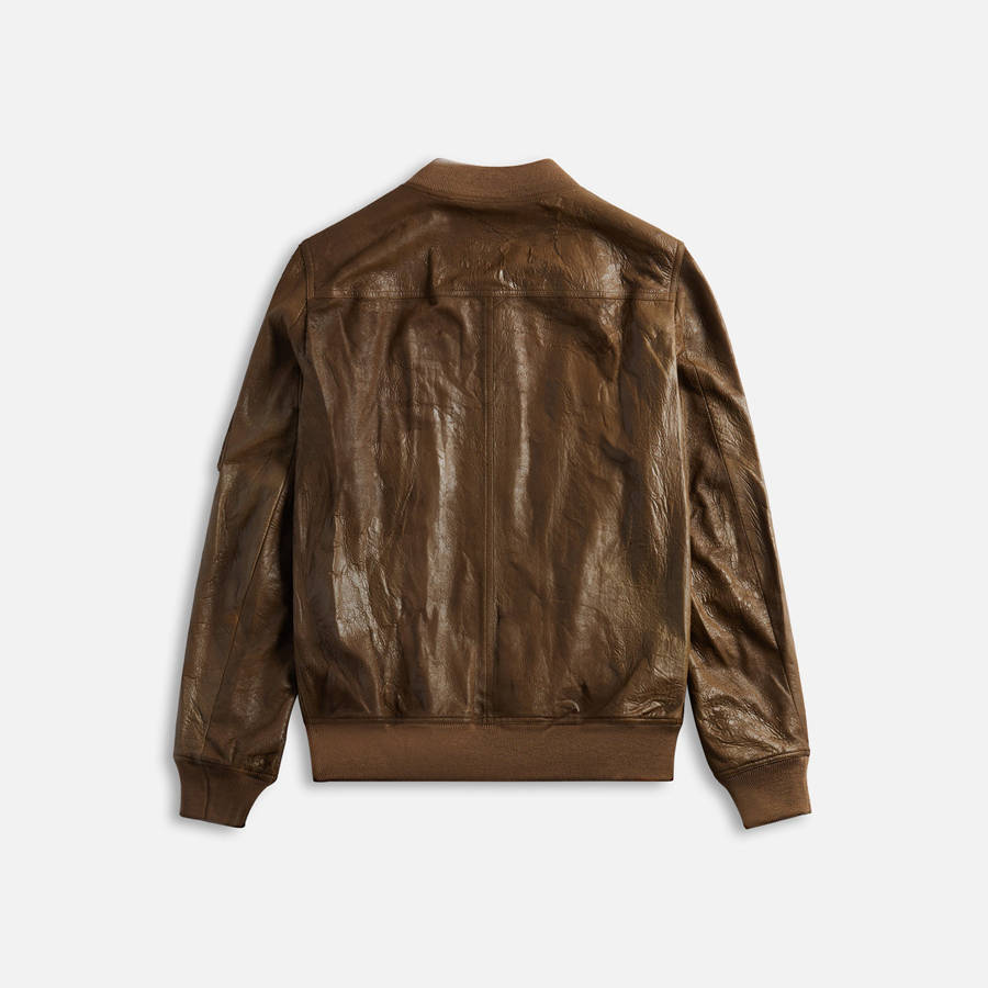 Brown Men Kith Rick Owens Classic Flight Jackets | 9583-KESPM