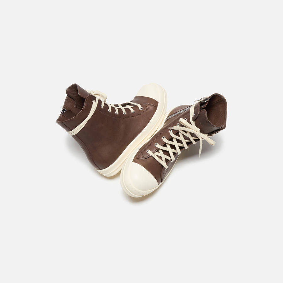 Brown Men Kith Rick Owens Porterville Sneakers Sneakers | 4329-EDWXU