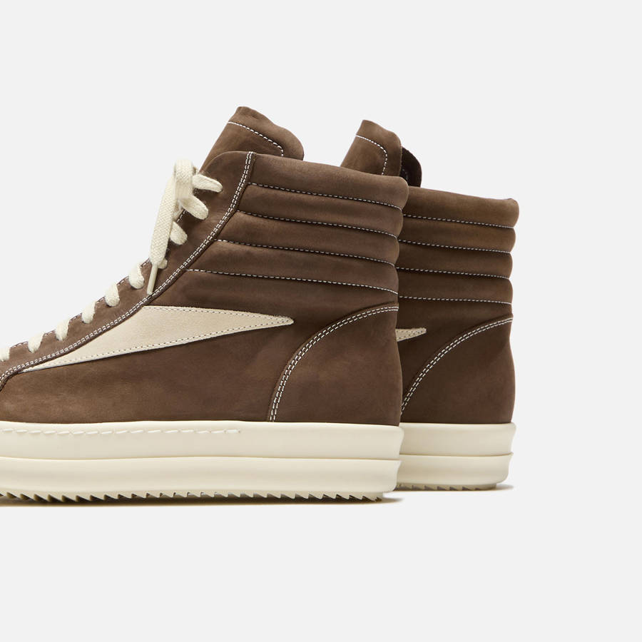 Brown Men Kith Rick Owens Vintage High Sneaker Sneakers | 4518-YQEWO