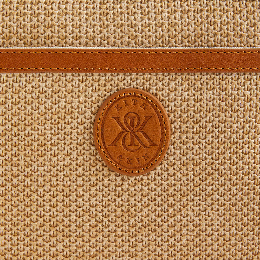 Brown Men Kith Sherman Raffia Crossbody Bags | 5901-ONMZR