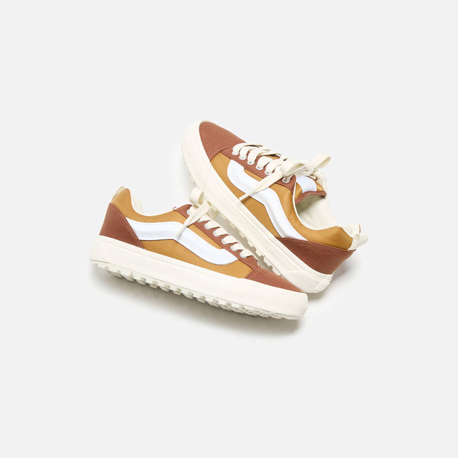 Brown Men Kith VANS Knu Skool MTE-1 LX Mercer Sneakers | 9681-MKVZR