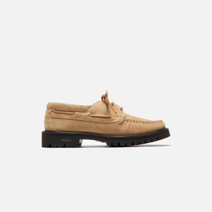 Brown Men Kith VINNY's Aztec Boat Boots | 1407-VCOPT