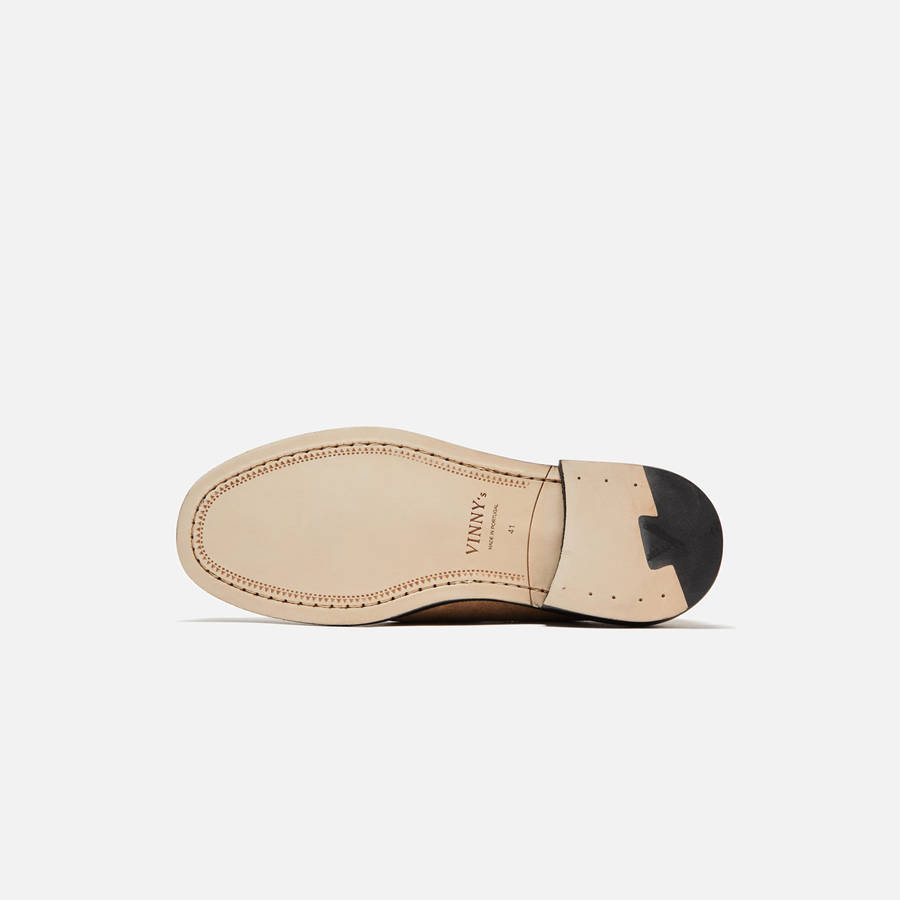 Brown Men Kith VINNY's Yardee Mocassin Loafers | 6019-OEXTC