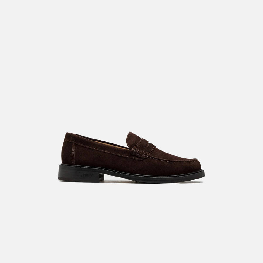 Brown Men Kith VINNY's Yardee Mocassin Loafers | 1345-ESXNT