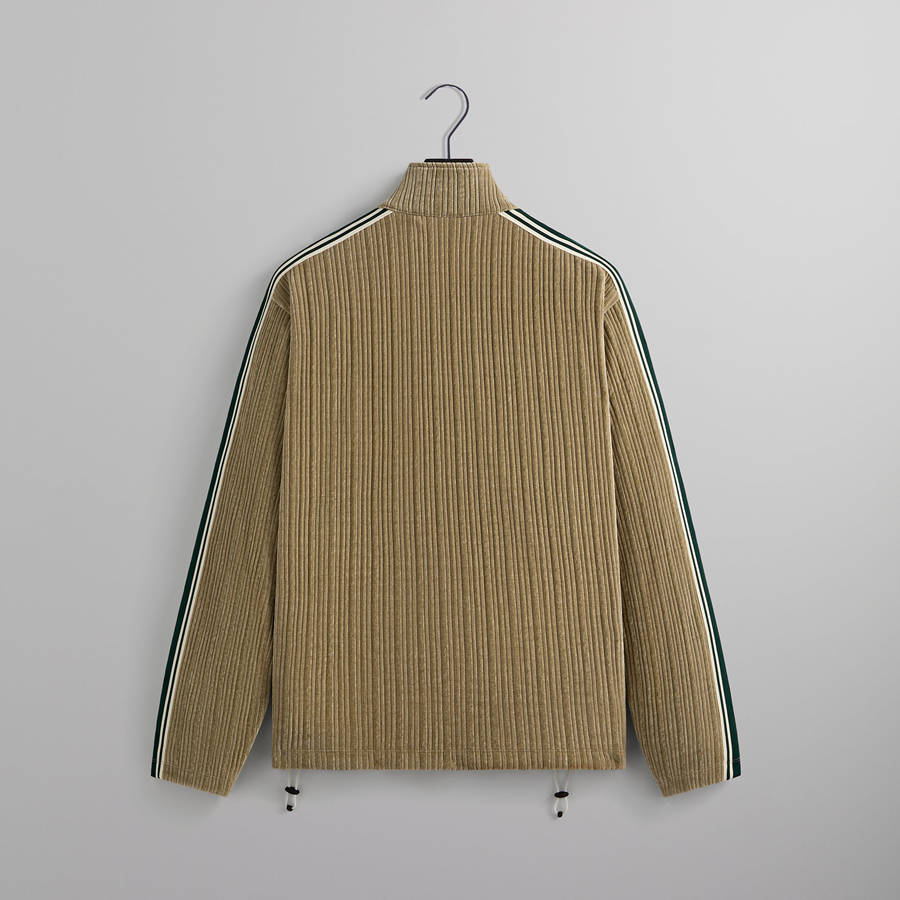 Brown Men Kith Velvet Cord Ali Track Jackets | 3041-XEOZW