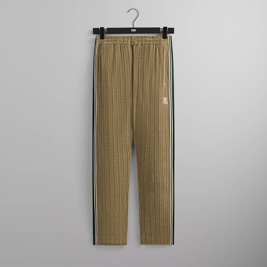 Brown Men Kith Velvet Cord Damon Track Pants | 4856-PNLFK