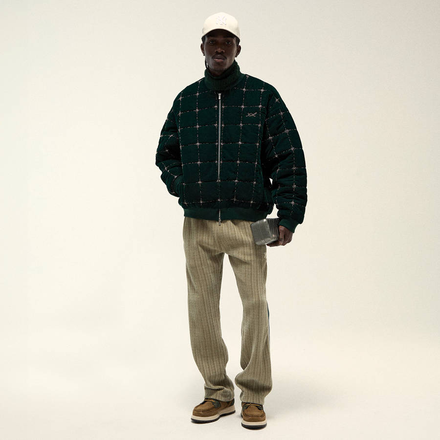 Brown Men Kith Velvet Cord Damon Track Pants | 4856-PNLFK