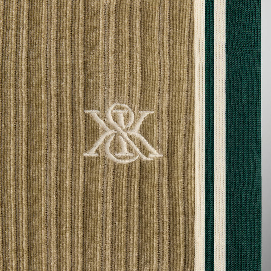 Brown Men Kith Velvet Cord Damon Track Pants | 4856-PNLFK