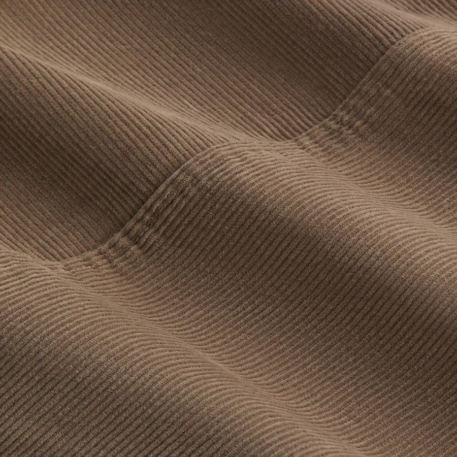 Brown Men Kith Washed Corduroy Caden Hoodie Sweatshirts | 2046-GXETB