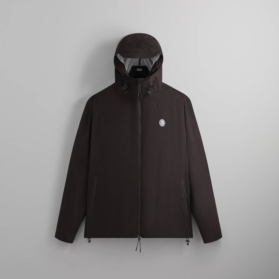Brown Men Kith Wrinkle Nylon Madison Jackets | 4197-JRBIS