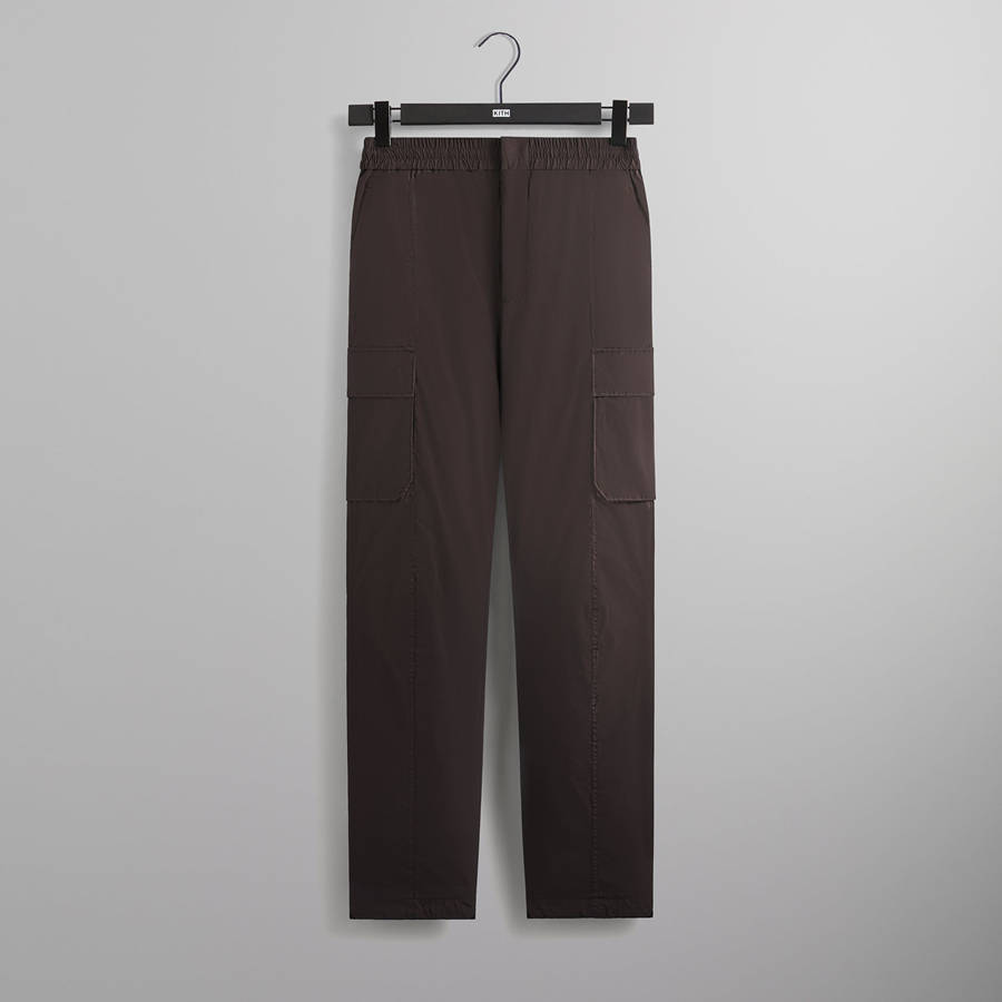Brown Men Kith Wrinkle Nylon Mercer 8 Pants | 8795-CANZR