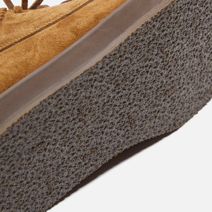 Brown Men Kith Yuketen Italian Blucher Rocker Sole Loafers | 8136-OVMHK