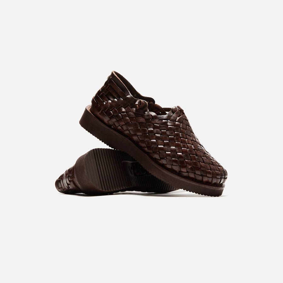 Brown Men Kith Yuketen Leo Derby | 4371-GRZHS