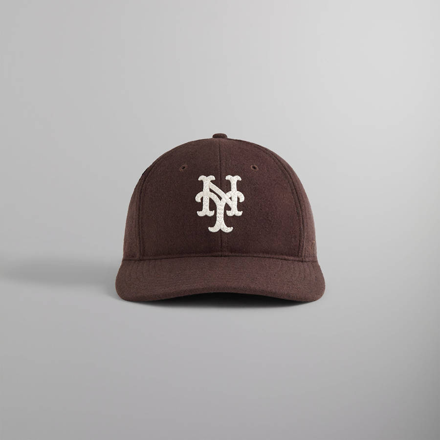 Brown Men Kith and '47 for the New York Mets Stem Stitch Franchise LS Cap | 0792-IMUTL
