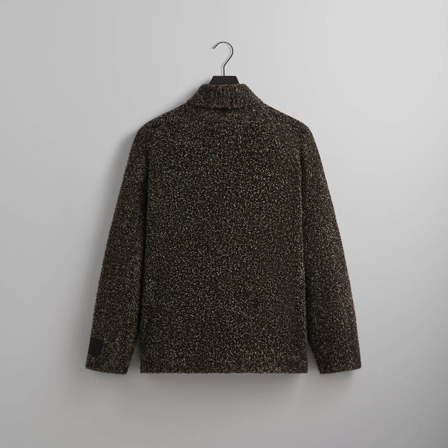 Brown Men Kith and Giorgio Armani Cashmere Silk Turtleneck Shirts | 4589-XKUML