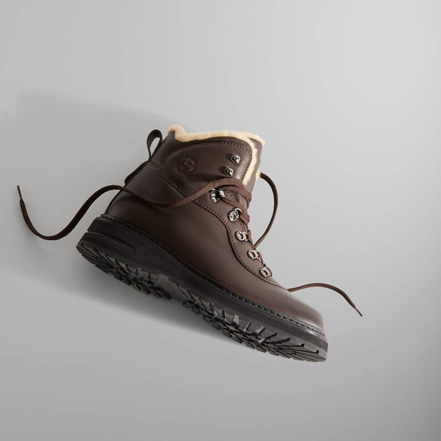 Brown Men Kith and Giorgio Armani Hiker Boots | 2839-UMDVH