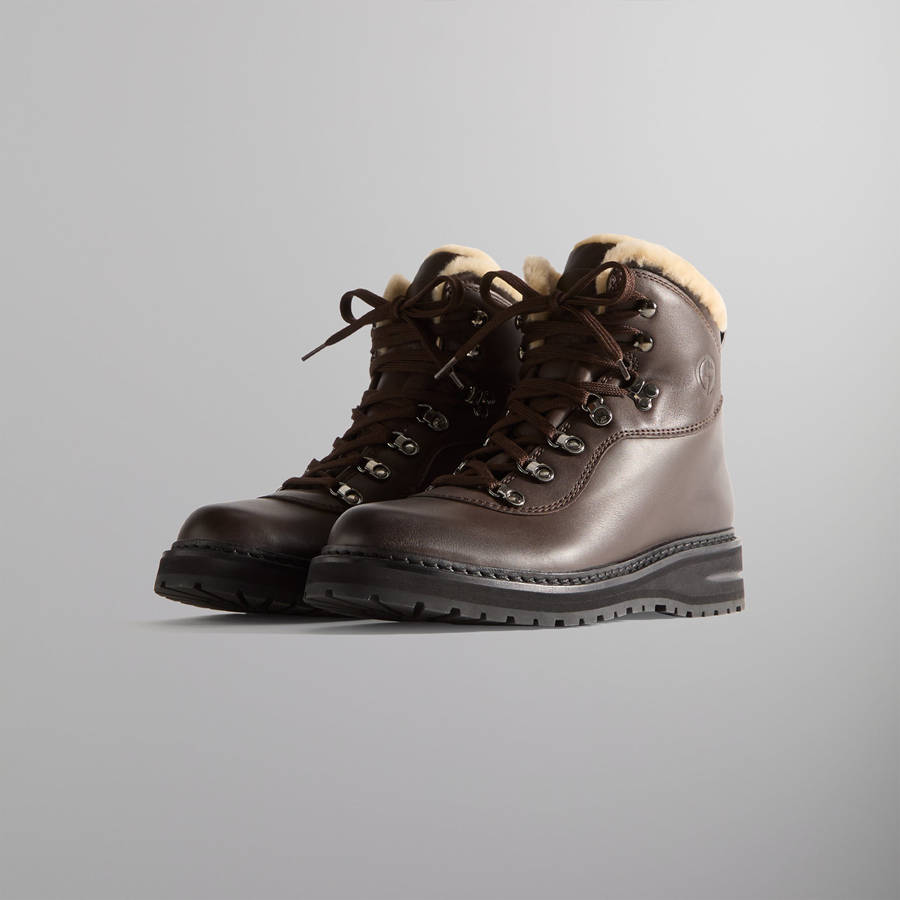 Brown Men Kith and Giorgio Armani Hiker Boots | 2839-UMDVH