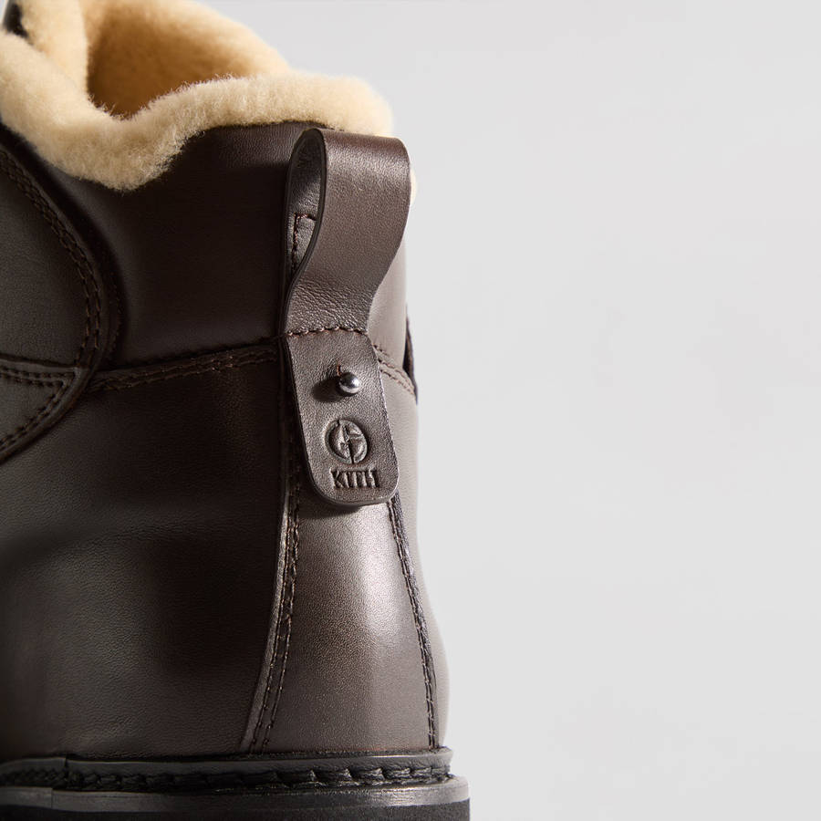 Brown Men Kith and Giorgio Armani Hiker Boots | 2839-UMDVH