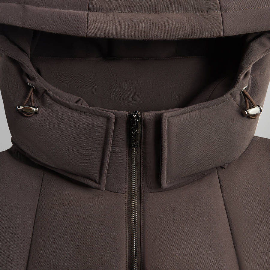 Brown Men Kith and Giorgio Armani Midi Puffers | 0261-RQUTL