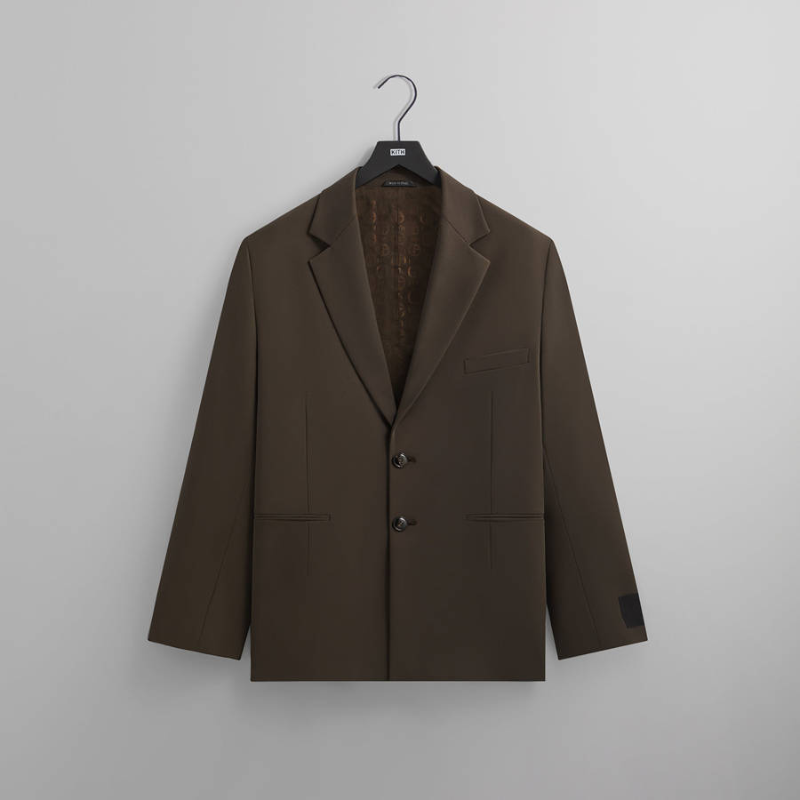 Brown Men Kith and Giorgio Armani Single Breasted Jackets | 5984-GNSOA