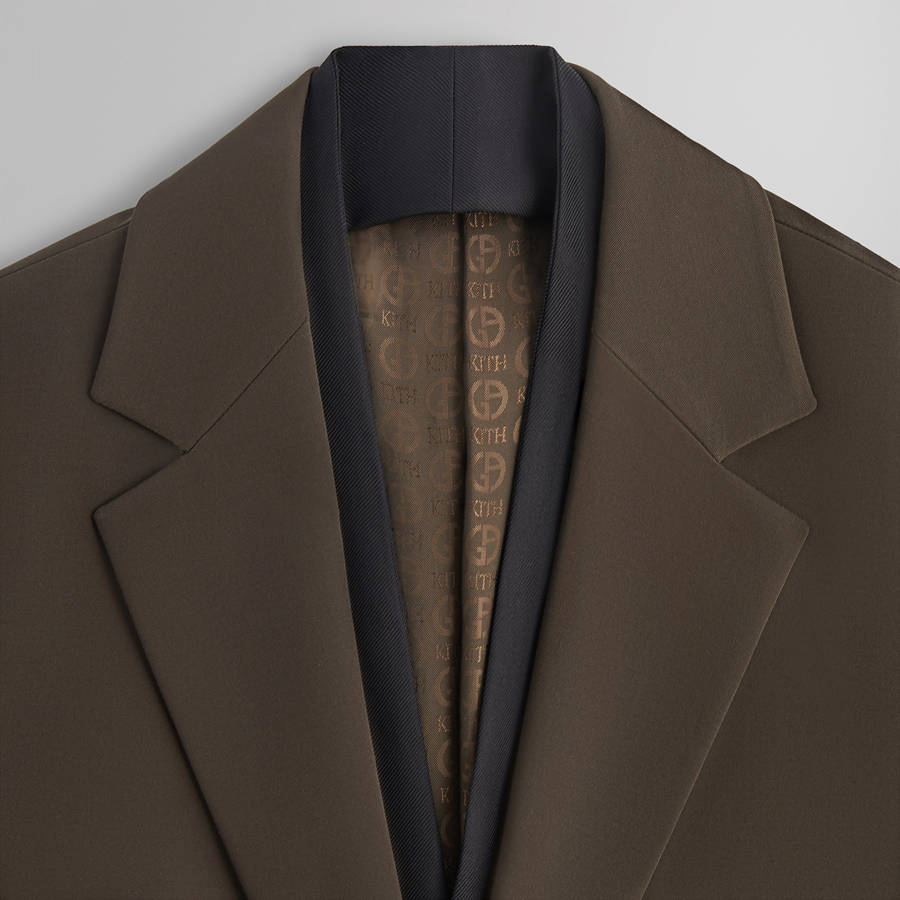 Brown Men Kith and Giorgio Armani Single Breasted Jackets | 5984-GNSOA