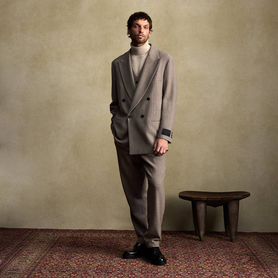 Brown Men Kith and Giorgio Armani Trouser Trousers | 3485-WSOIT