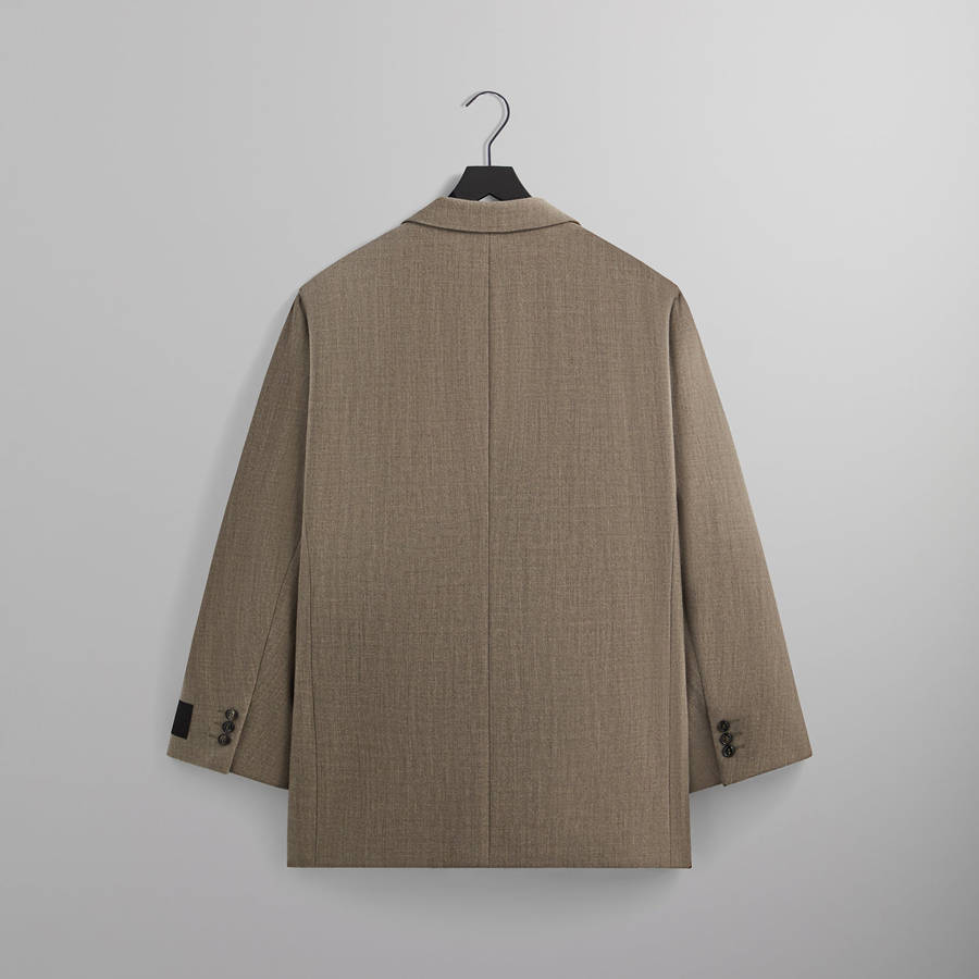 Brown Men Kith and Giorgio Armani Virgin Wool Double Breasted Jackets | 0289-ZANJE