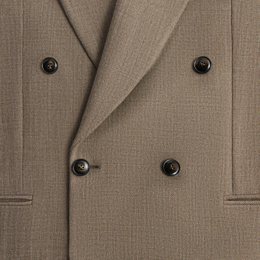Brown Men Kith and Giorgio Armani Virgin Wool Double Breasted Jackets | 0289-ZANJE