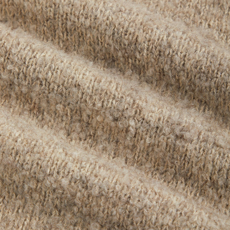 Brown Men Kith and Kin Speckled Boucle Walker Turtleneck Shirts | 4150-OZIQN