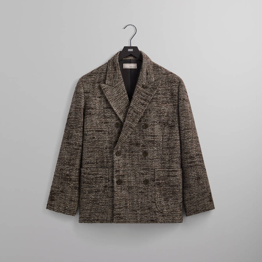 Brown Men Kith and Kin Tweed Julius Blazer Jackets | 2174-KWABP