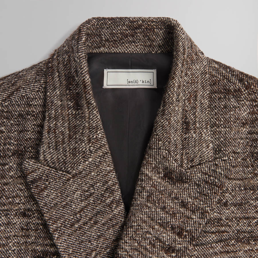 Brown Men Kith and Kin Tweed Julius Blazer Jackets | 2174-KWABP