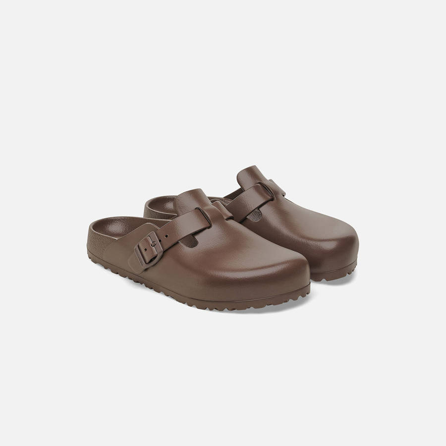 Brown Women Kith Birkenstock WMNS Boston EVA Mules | 1520-IVSDO