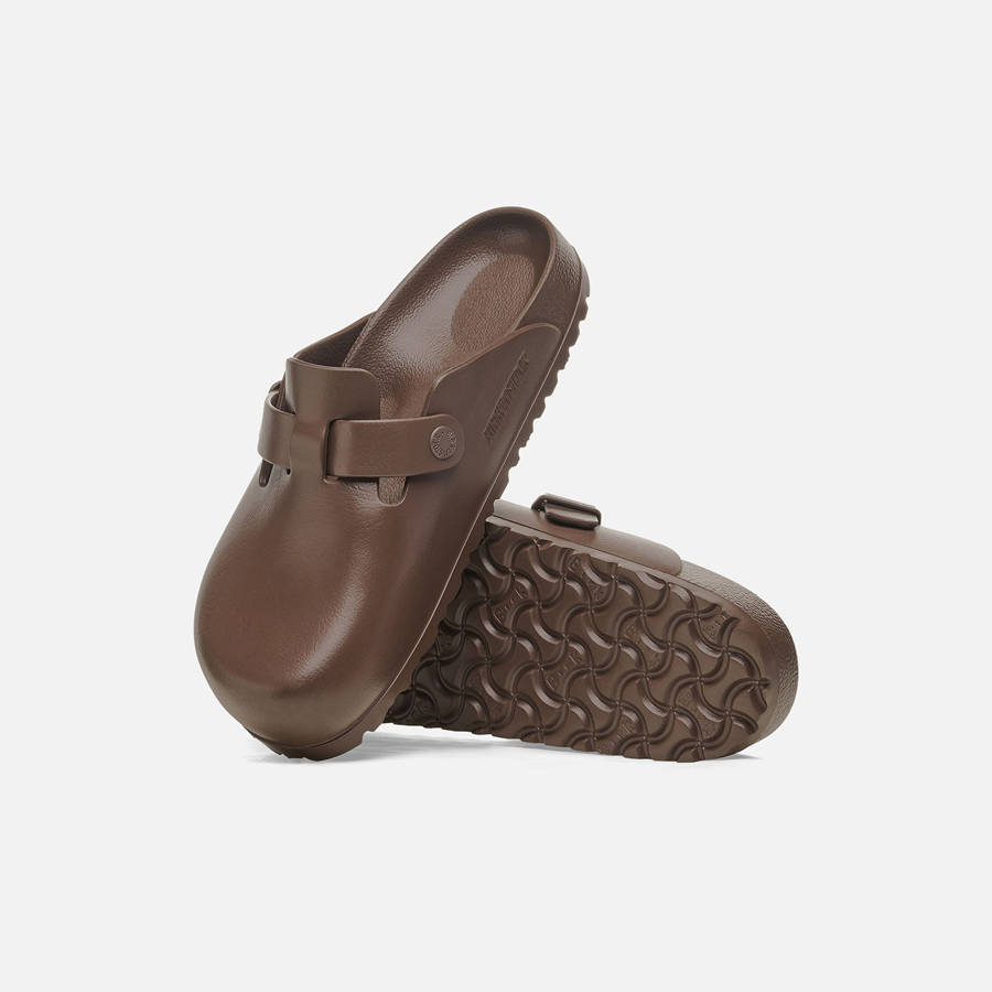 Brown Women Kith Birkenstock WMNS Boston EVA Mules | 1520-IVSDO