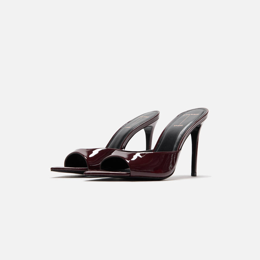 Brown Women Kith Black Suede Studio Brea Heels | 1659-MZODN