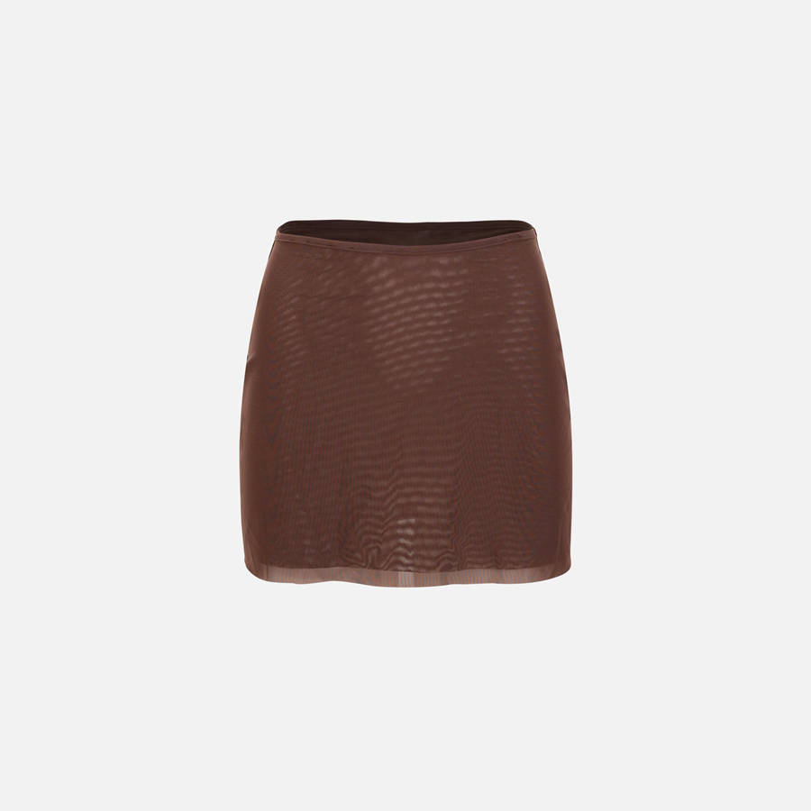Brown Women Kith Gonza Mini Skirts | 2153-PYDJR