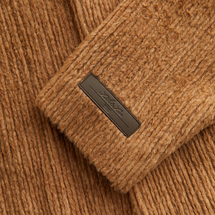 Brown Women Kith Harlyn Hooded Fur Jackets | 1498-AKPQE