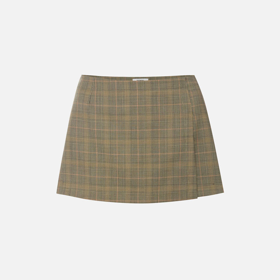 Brown Women Kith Miaou Micro Skirts | 0128-TNBOJ