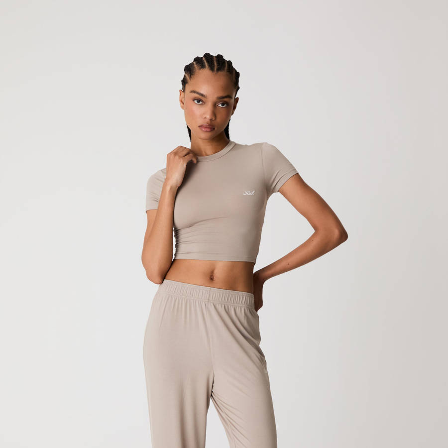 Brown Women Kith Mulberry III Modal Shirts | 3615-HACPK