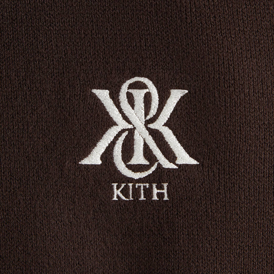 Brown Women Kith Presley Blocked Mohair Zip Sweatshirts | 5783-ULDYB