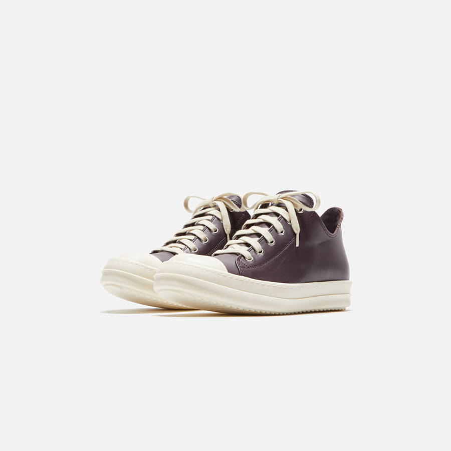 Brown Women Kith Rick Owens WMNS Scarpe in Pelle Low Sneakers | 3280-VXFUR