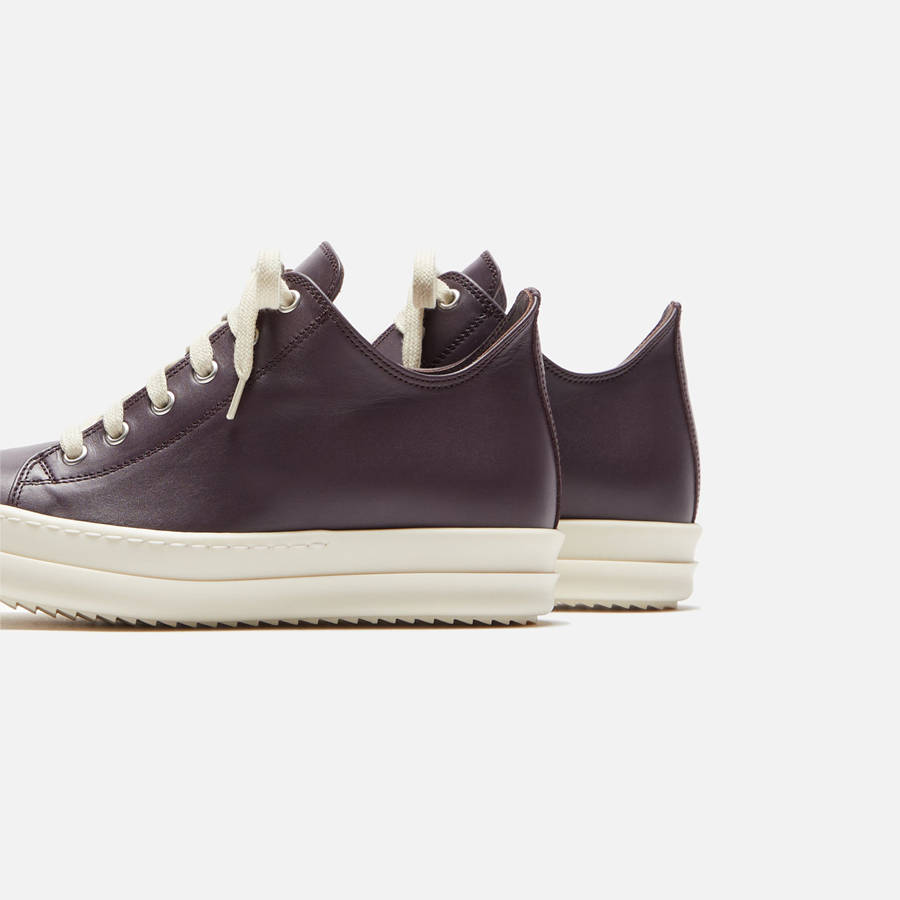 Brown Women Kith Rick Owens WMNS Scarpe in Pelle Low Sneakers | 3280-VXFUR