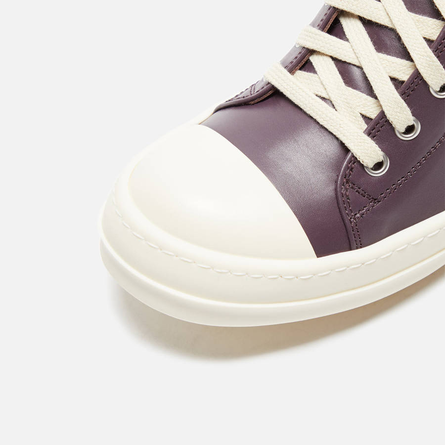 Brown Women Kith Rick Owens WMNS Scarpe in Pelle Low Sneakers | 3280-VXFUR