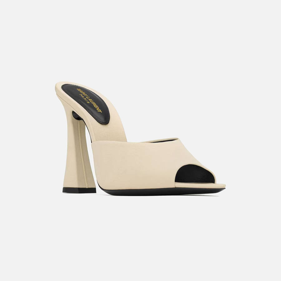 Brown Women Kith Saint Laurent Suite 105 Mule San Heels | 8304-CZHPT